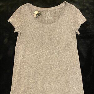 CHASER COLLECTION Cap Sleeve Top Lt Grey Sz  Medium